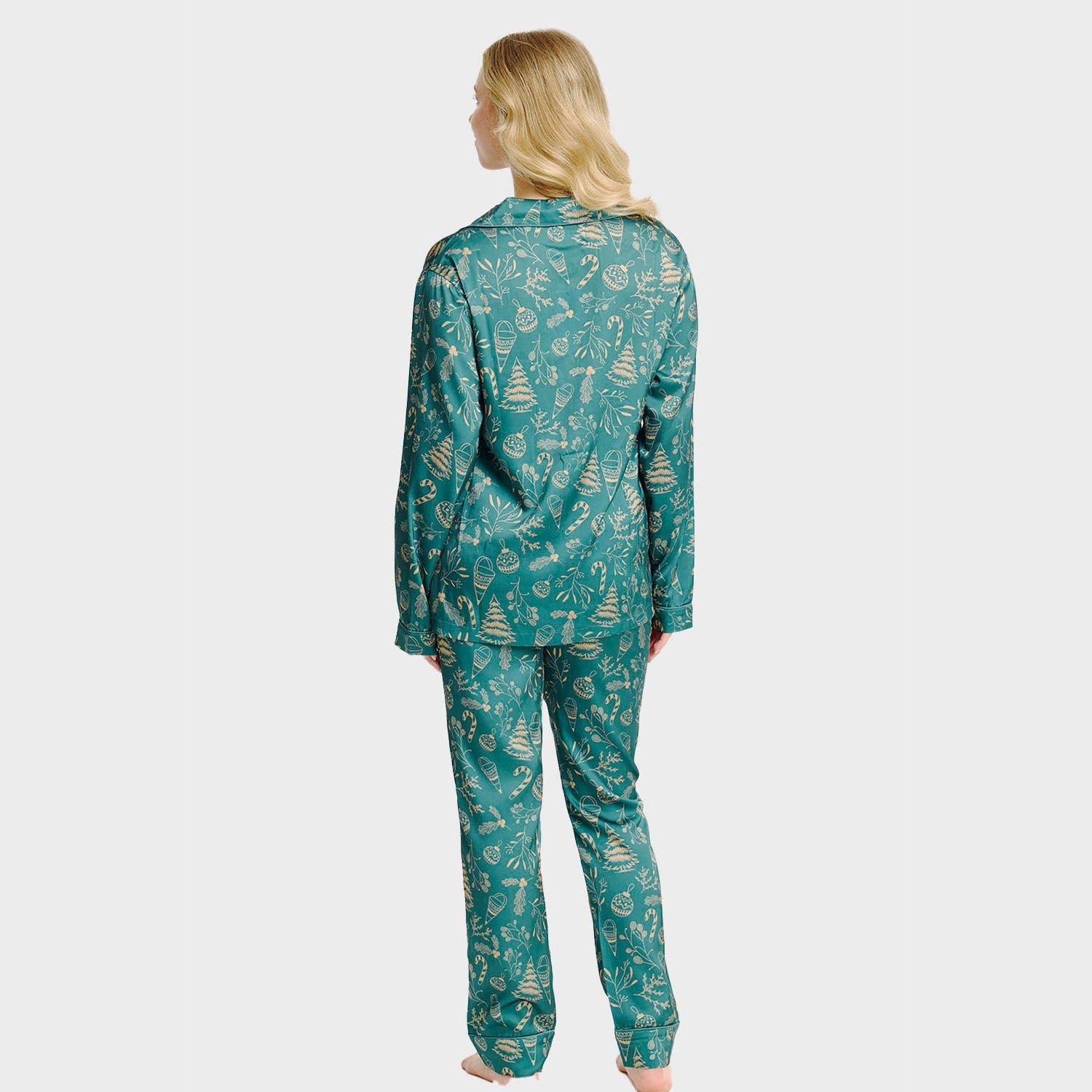Die Begabte Satin-Pyjama - Damen